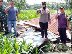 Polsek Binjai Gandeng TNI dan Kepala Desa Gerebek Sarang Narkoba