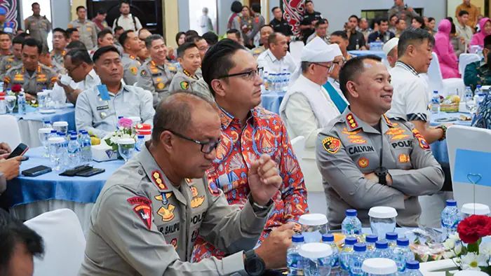 Rico Waas Hadiri Kenal Pamit Wakapolda Sumut
