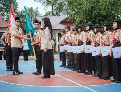 Rico Waas Lepas Kontingen Pramuka Medan ke Jamnas XII