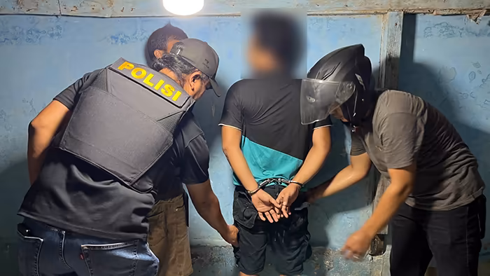 Rumah di Permukiman Padat Pinggir Sungai Deli jadi Sarang Narkoba