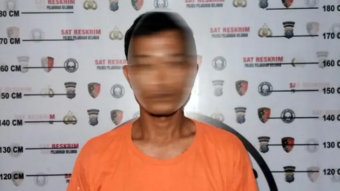 Sat Reskrim Polres Pelabuhan Belawan Amankan Pelaku Curat Baterai Mobil Truk