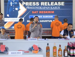 Sat Reskrim Polres Samosir Ungkap 7 Kasus Tindak Pidana yang Jadi Perhatian Publik