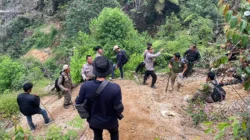 Tim Gabungan Tertibkan PETI di Pegagan Hilir,