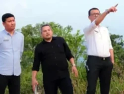 Bupati Fery Sahputra Tinjau Proyek Gedung Perkantoran Pemkab Labusel
