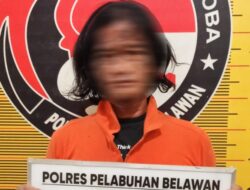 Sat Narkoba Polres Pelabuhan Belawan Tangkap Pengedar Sabu di Desa Manunggal