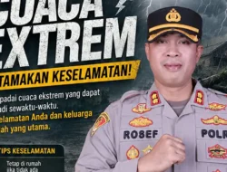 Kapolres Labusel Ingatkan Waspada Cuaca Ekstrem, Imbau Masyarakat Utamakan Keselamatan Keluarga