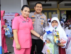 Kapolres Langkat Santuni Anak Yatim, Wujud Kepedulian Polri untuk Masyarakat