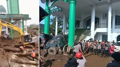 Pascabanjir Bandang Arosuka, BAZNAS Kabupaten Solok Hadirkan Dapur Air di Pusat Pemerintahan