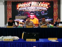 Polres Asahan Ungkap 5 Kg Lebih Sabu dan 285 Butir Ekstasi, 1 Tersangka Diamankan