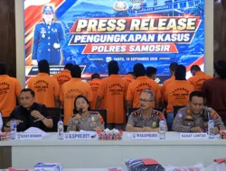 Polres Samosir Ungkap Kasus Narkotika, Pembalakan Liar dan Pemerasan