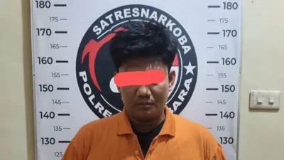 Satresnarkoba Polres Batu Bara Amankan Pria Berinisial F