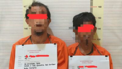 Polres Tapteng Tangkap Dua Terduga Pengedar Dabu di Sarudik