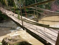 Jembatan Gantung Namo Suro Lama–Namo Tualang Rusak Parah, Warga Desak Pemkab Deliserdang Turun Tangan