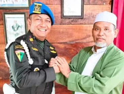 Jalin Silaturahmi, Dansubdenpom I/5-1 Belawan Kunjungi Pondok Pesantren Bahrul Ulum Al Aziziyah