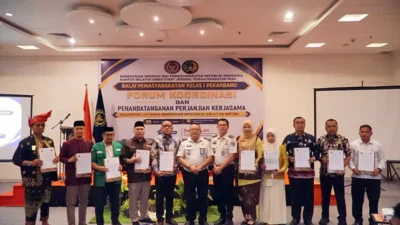 Kalapas Pekanbaru Ikuti Forum Koordinasi dan Perjanjian Kerja Sama Kelayan Binter