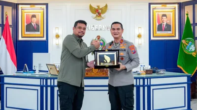 Kapolda Sumut Silaturahmi ke Gubernur