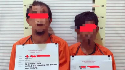 Polres Tapteng Tangkap Dua Terduga Pengedar Sabu di Sarudik